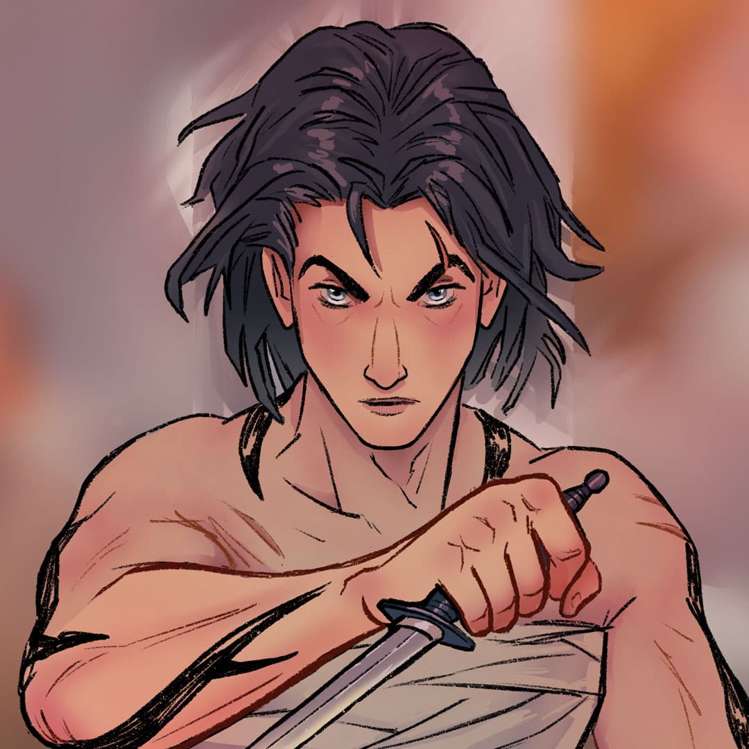Serpent banner on Webtoon